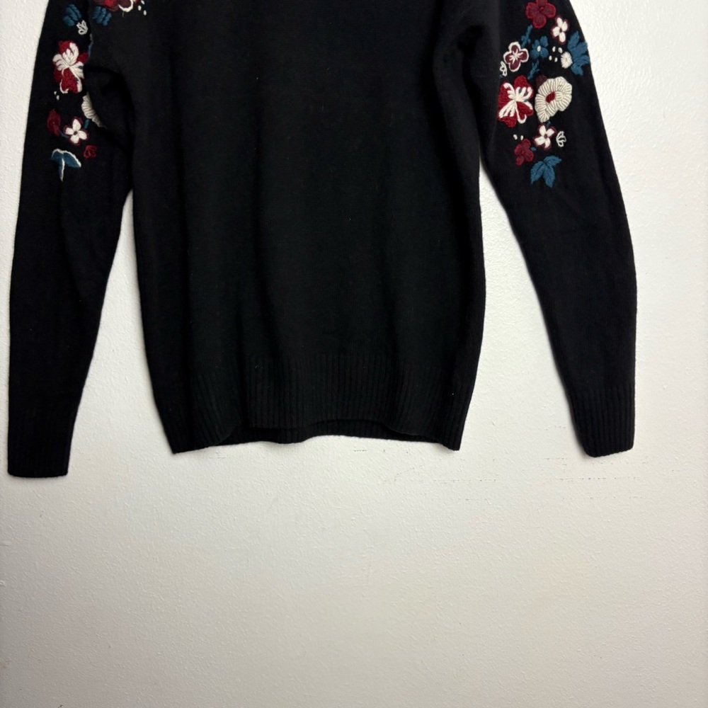 French Connection Tilda‎ Embroidery Mock Neck Sweater Size  Small - Picture 5 of 14